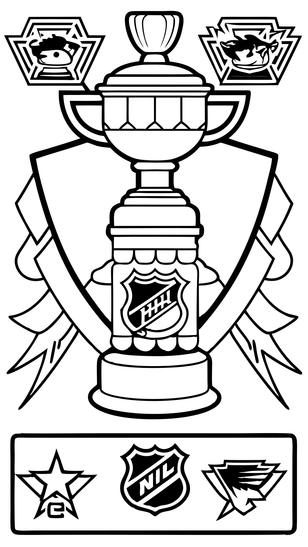 coloriages de la coupe Stanley